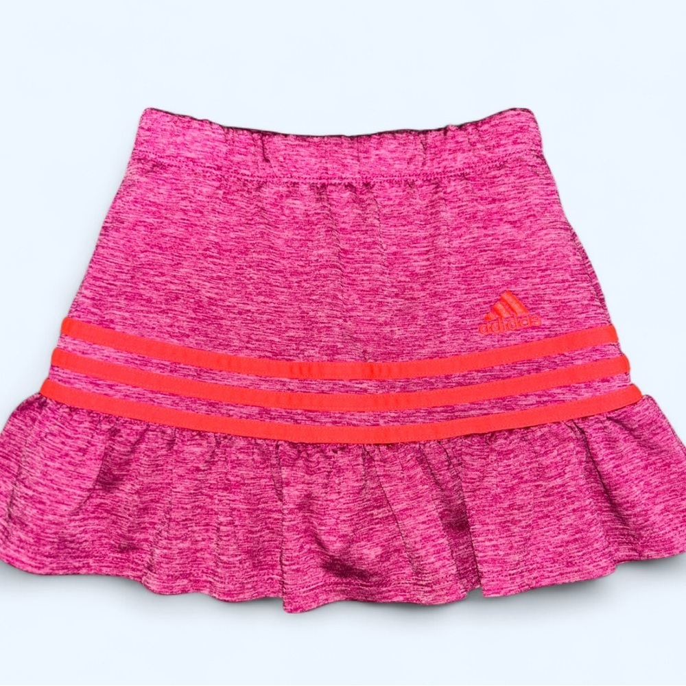 adidas Pink and Orange Kids Skort